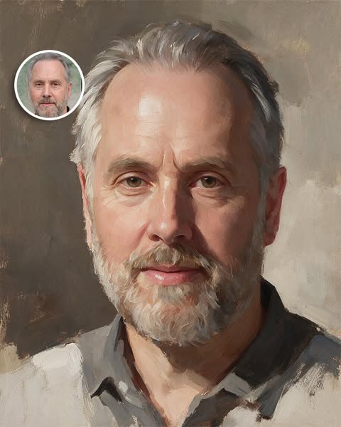 Custom Oil Painting Portrait