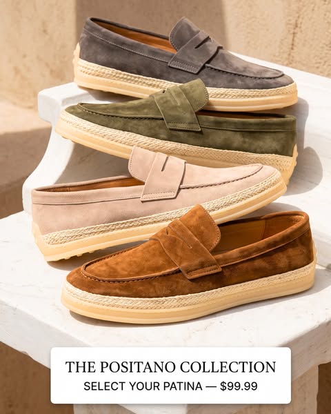 Positano Suede Espadrille Driver