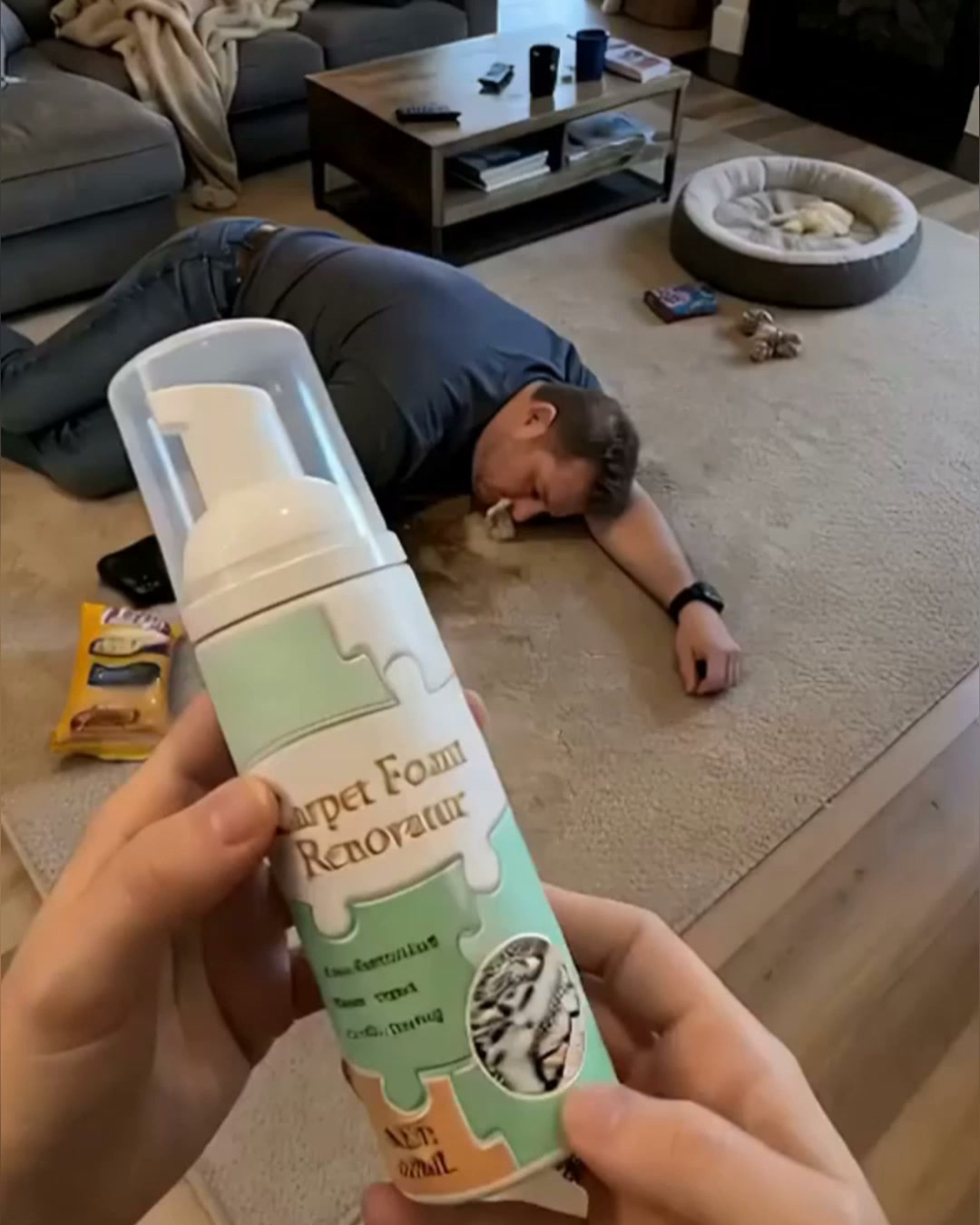 The Laziest Way To Clean Carpet Stains