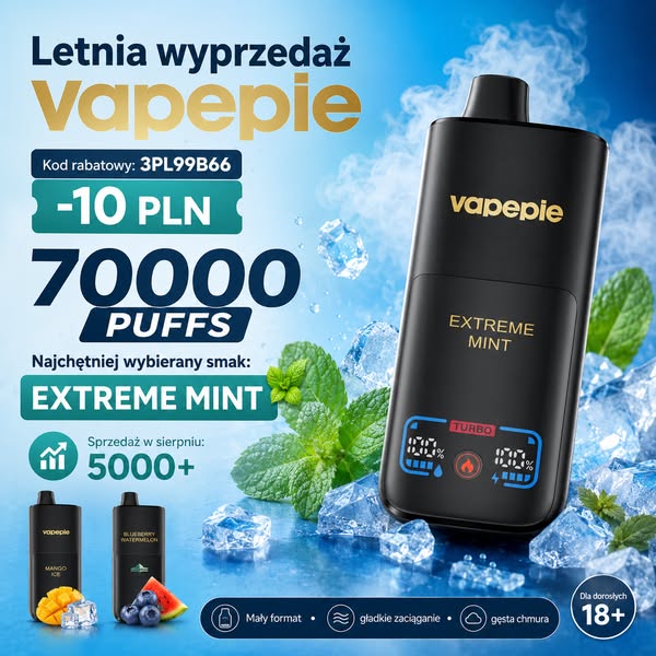 VAPEPIE 70K EXTREME MINT – hit smaku