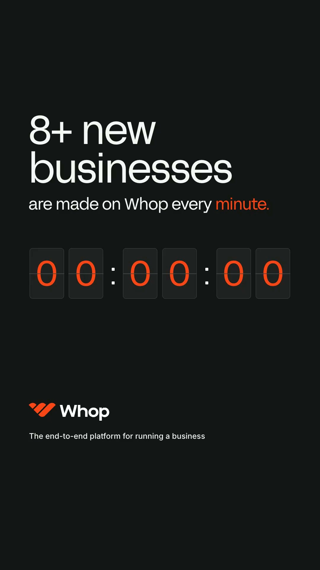 Whop. Create or run businesses with AI