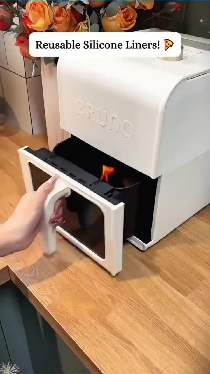 High-Temperature Resistant Air Fryer Silicone Baking Tray