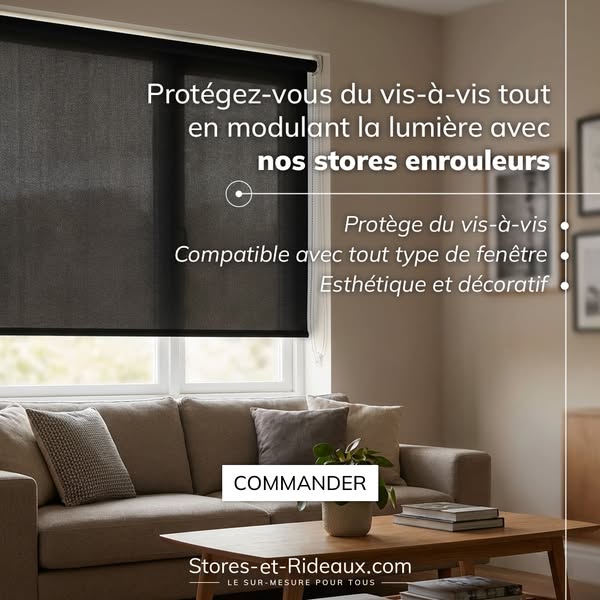 Stores enrouleurs sur-mesure