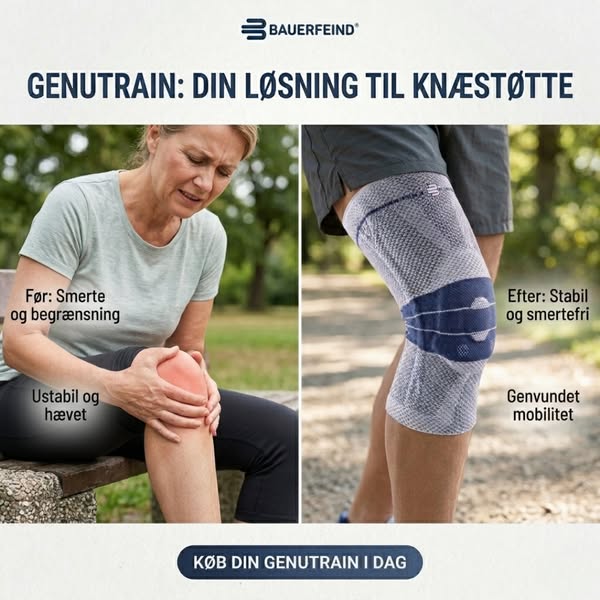 Europas mest solgte knæbandage — prøv den selv