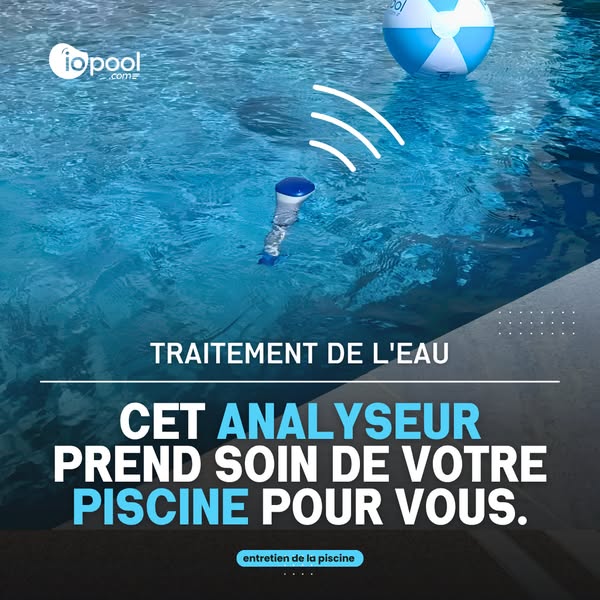 Analyseur connecté pour piscine