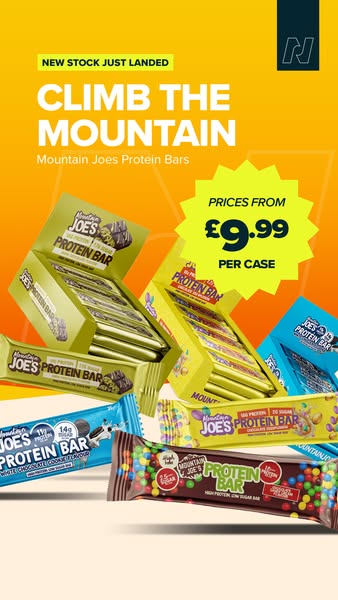 Mountain Joe’s Protein Bars From £9.99!