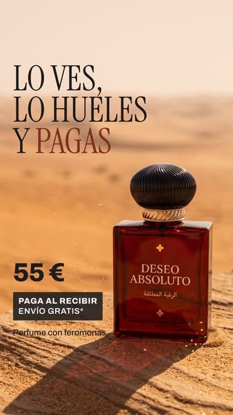 Deseo Absoluto — Eau de Parfum con aceites árabes