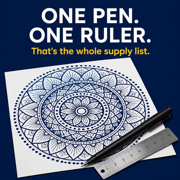 Learn the 2,000-Year-Old Art of Mandala Drawing