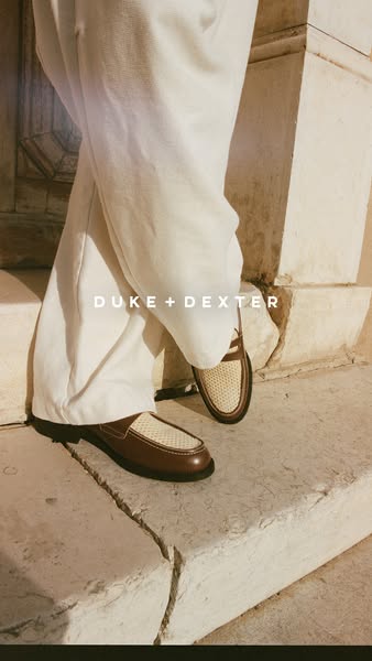 Shop the Wilde Chestnut + White Rattan Penny Loafer