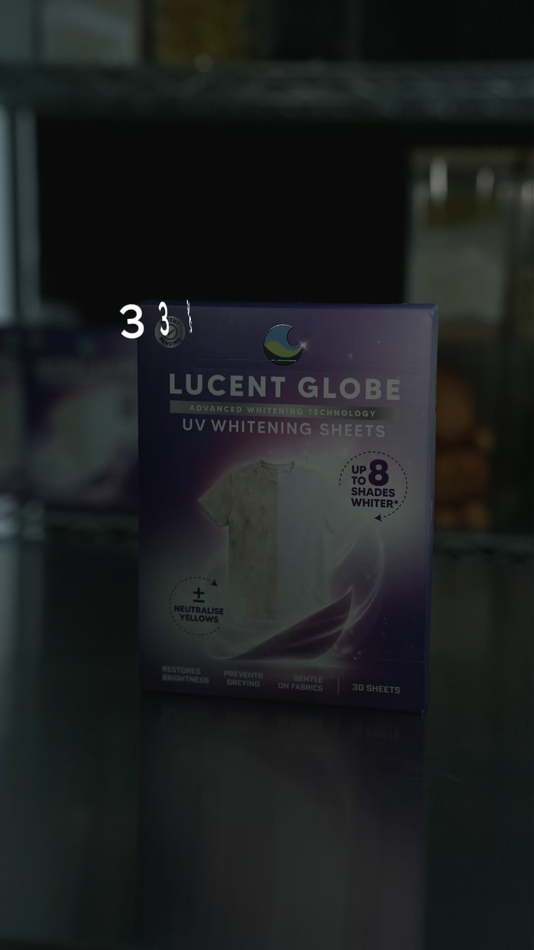WORLD FIRST Purple Whitening Sheet for Clothes