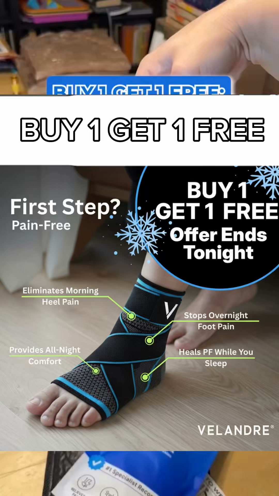 Velandre Arden — Arch Support Foot Sleeve
