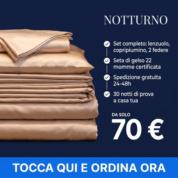 Set completo in seta a 70€
