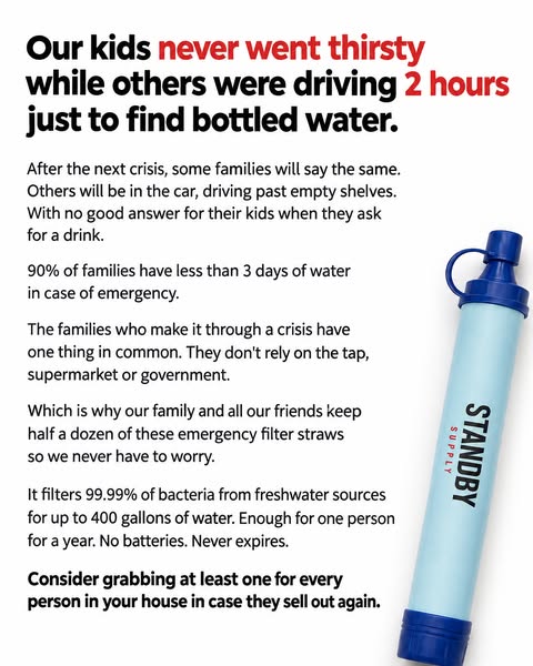 Your Family Deserves Clean Water - No Matter What Happens Next.