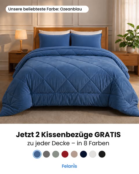 Nur noch kurz: 2 Kissenbezüge GRATIS