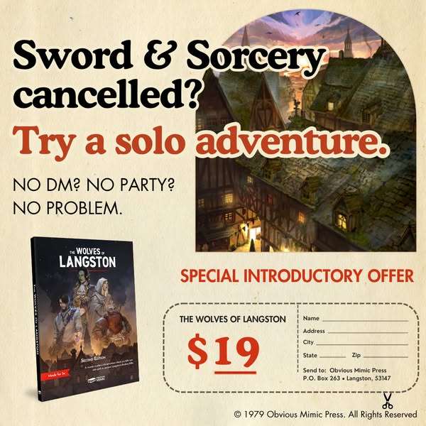 Game Night Cancelled? Play Solo 5e!