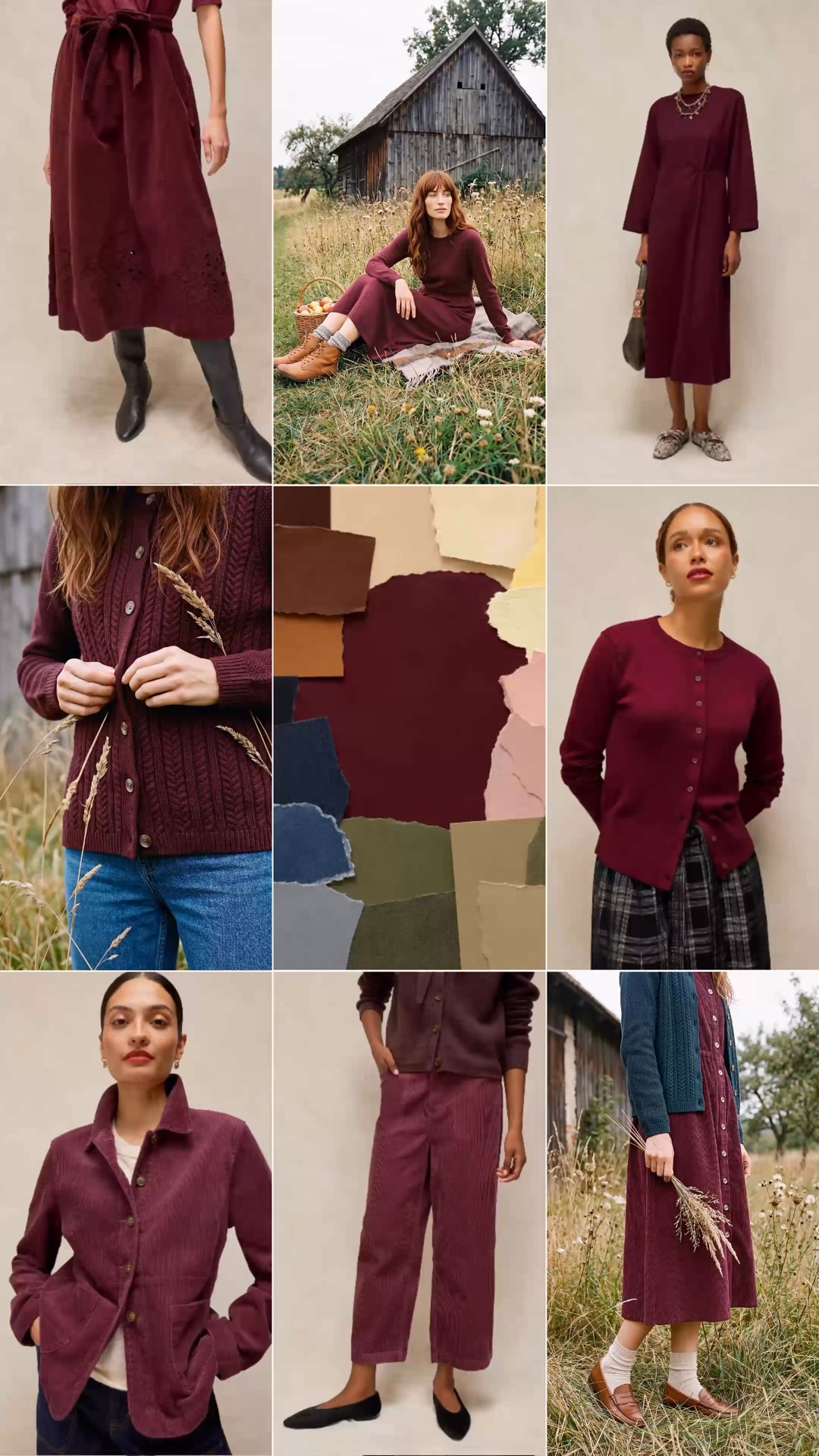 Elegantes Burgundy | Bella Green