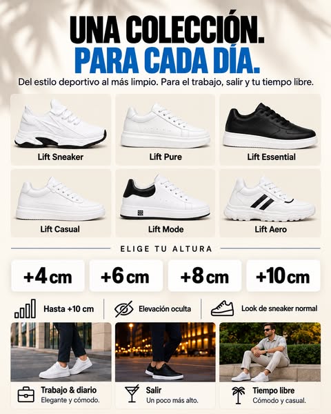 Gana hasta +10 cm de altura