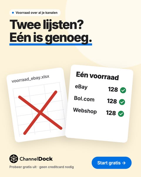 Ook verkopen op eBay