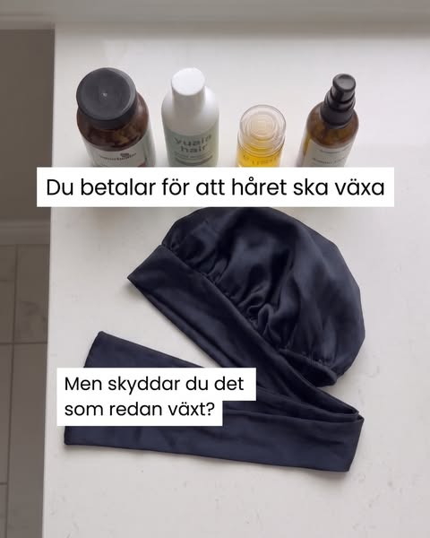 Ditt hår växer. Men skyddas inte.