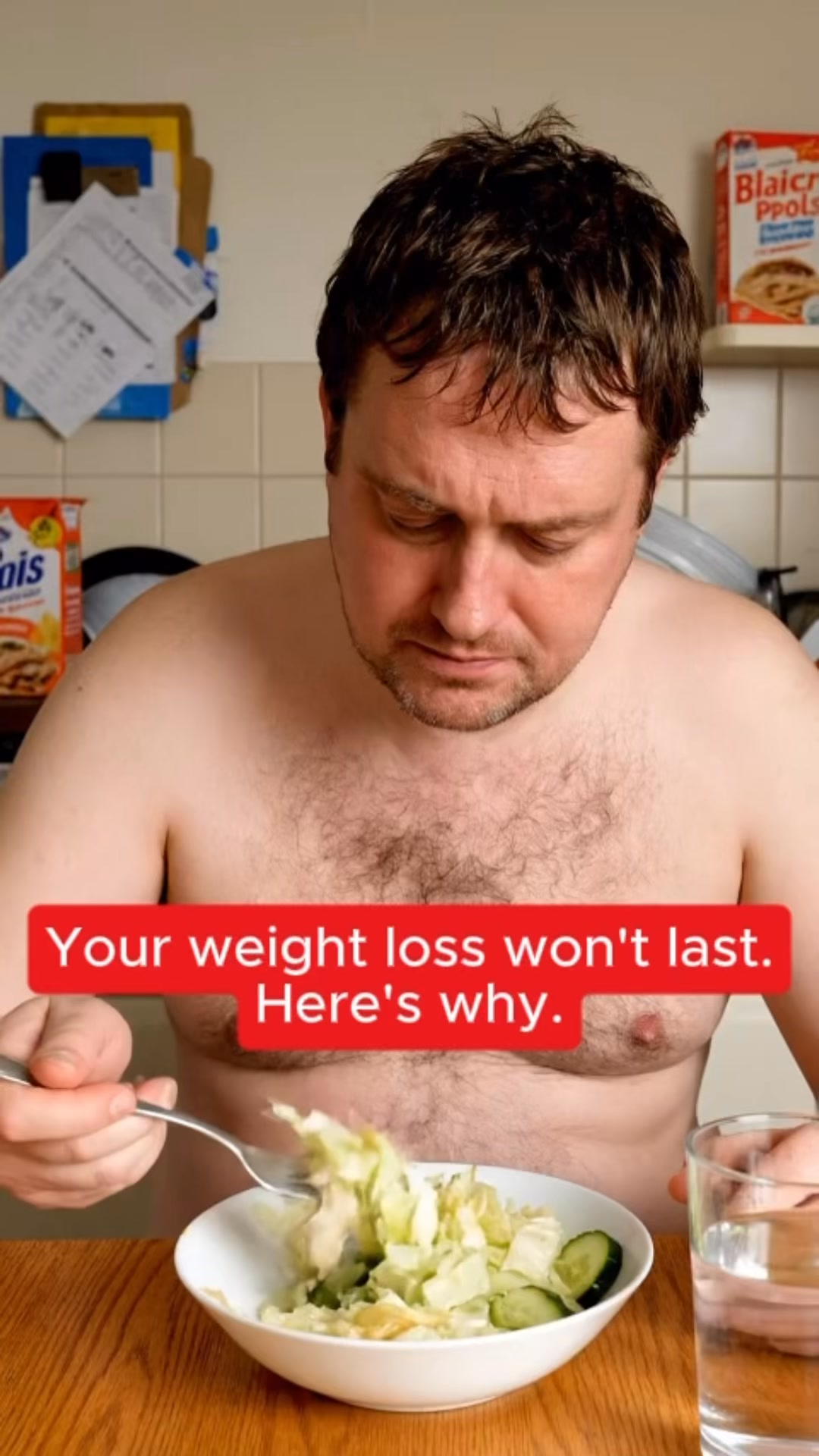 Dropped the weight. Still can't see it in the mirror.