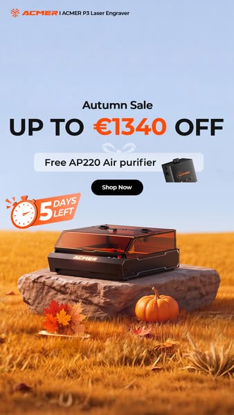 Get your ACMER P3 before the final 2 days are gone.