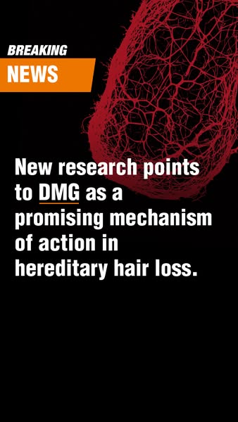 DMG is making headlines in hair loss research