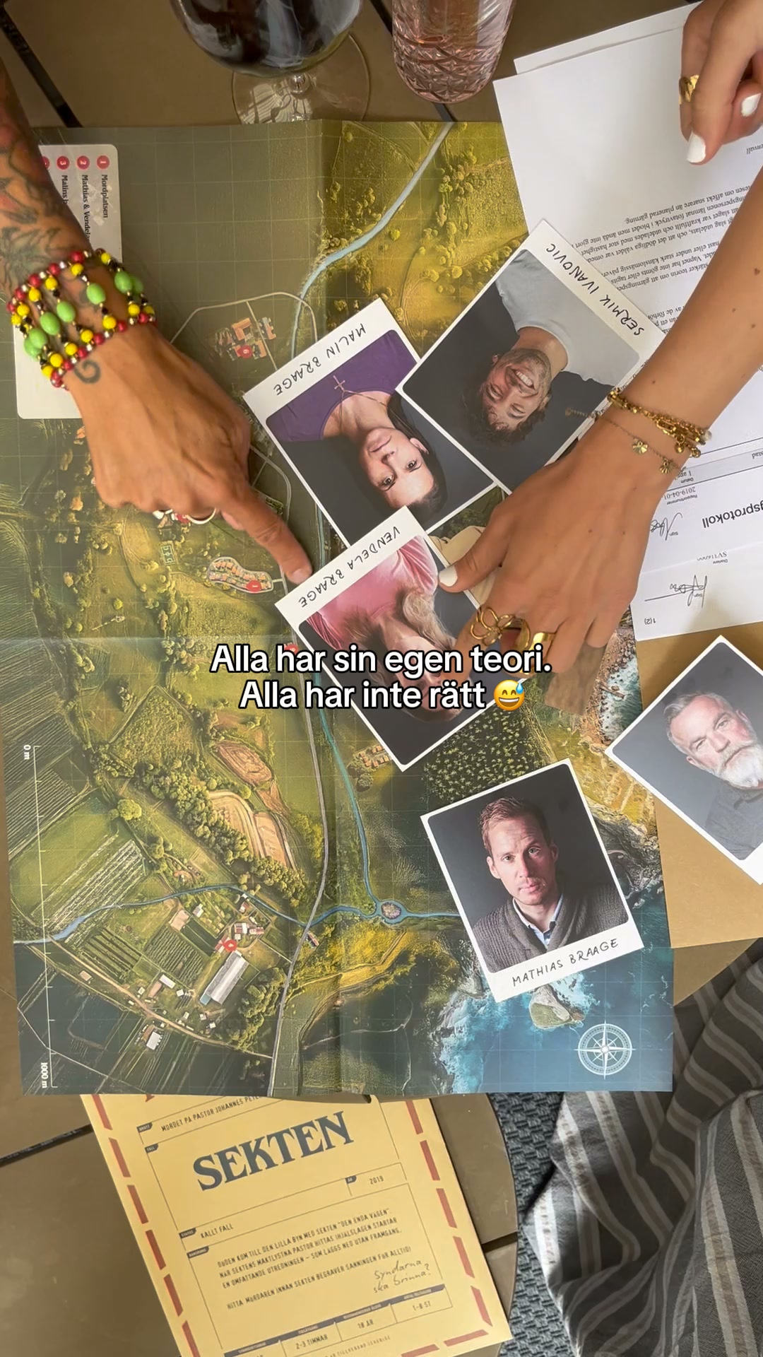 Vem av er hittar mördaren?