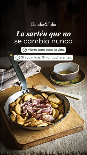 La sartén que los chefs usan desde 1830. De Buyer, en Claudia&Julia.