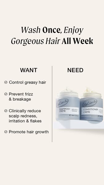 1 crème = 3 liquid shampoos