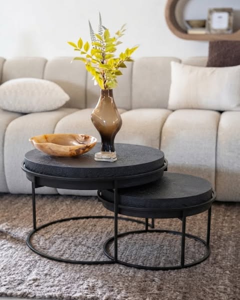 Reefs Interior Salontafel Set Jasper - Zwart