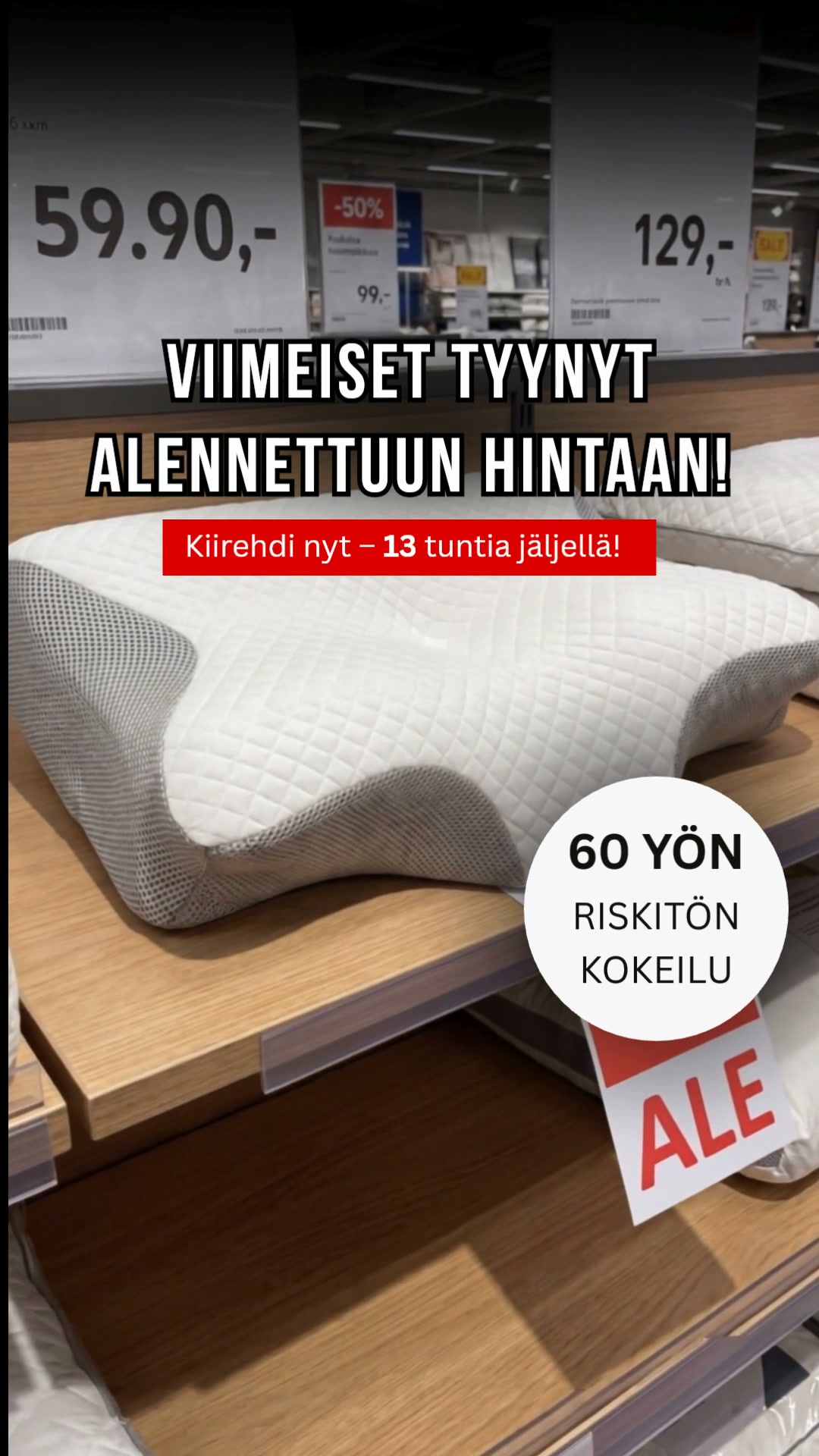 60 yötä kokeiluaikaa