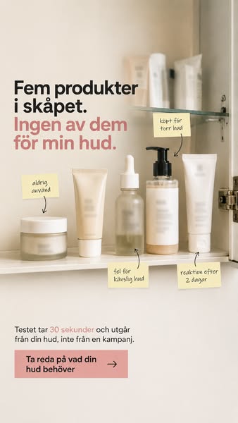 9 av 10 sköter sin hudvård fel. Gör du?