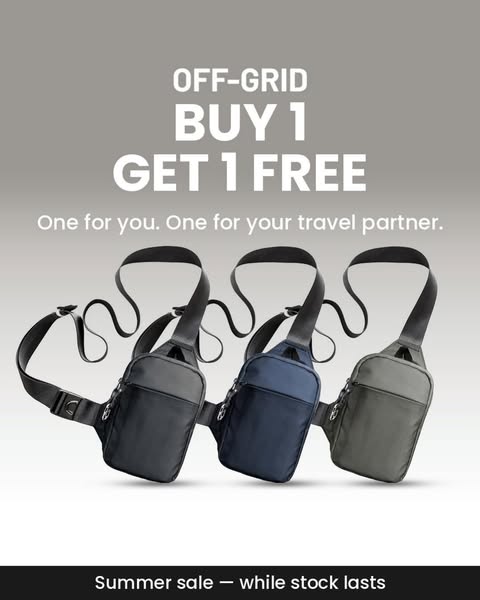 Buy One Sling Bag, Get One FREE