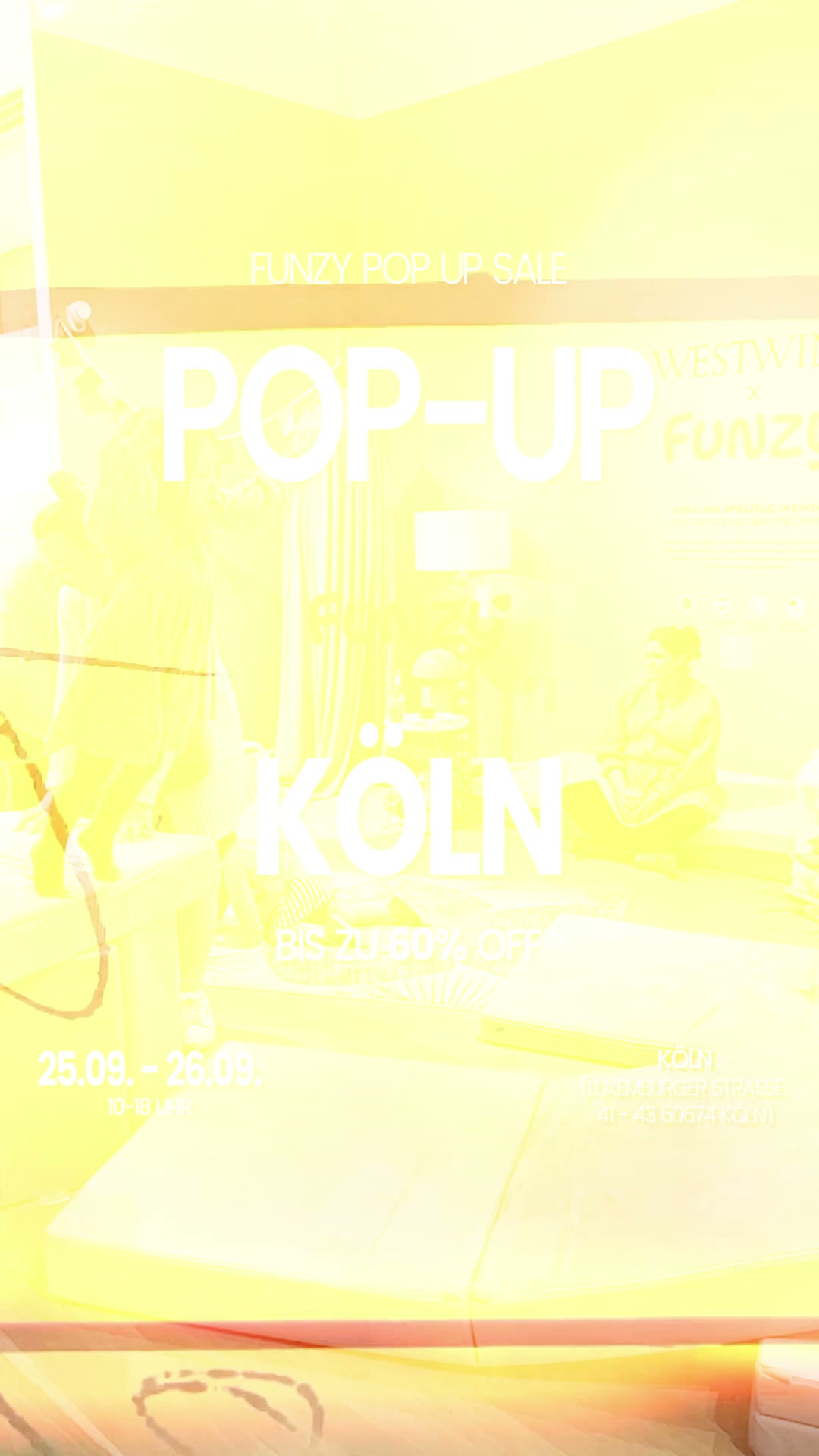 Funzy Pop-up Sale Köln