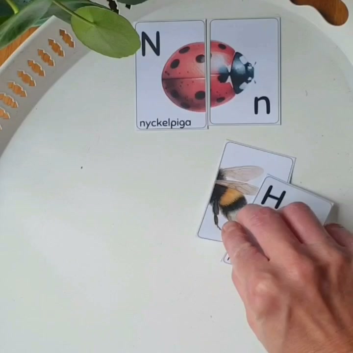 Skärmfri bokstavsträning
