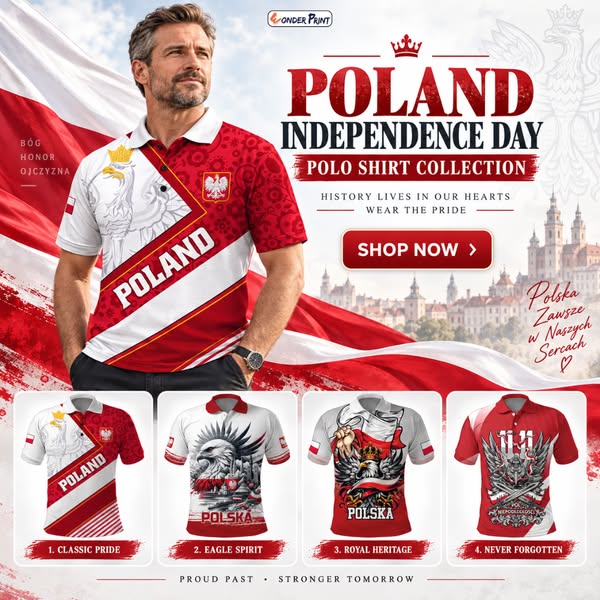 Poland Independence Day Polo Shirt
