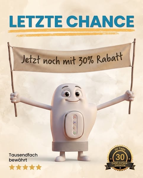Ihre CalmHand wartet noch auf Sie