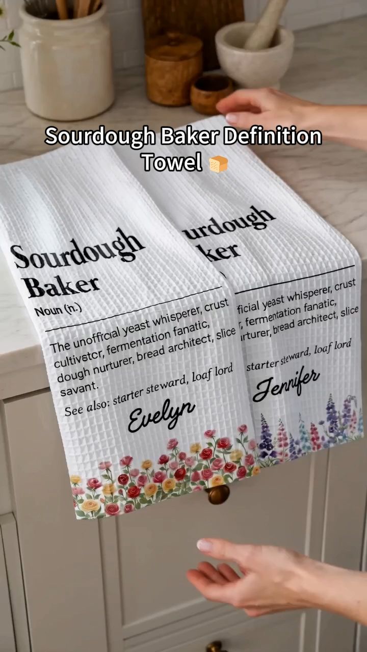 Personalized Sourdough Baker Towel