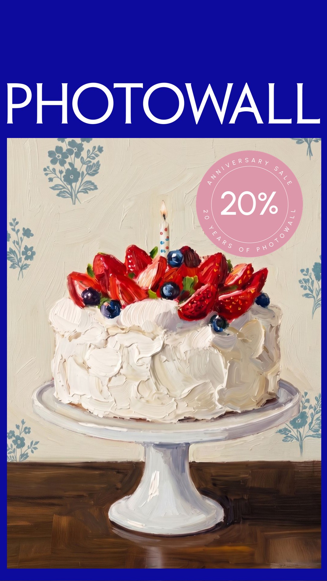 20 ans, -20% sur les papiers peints