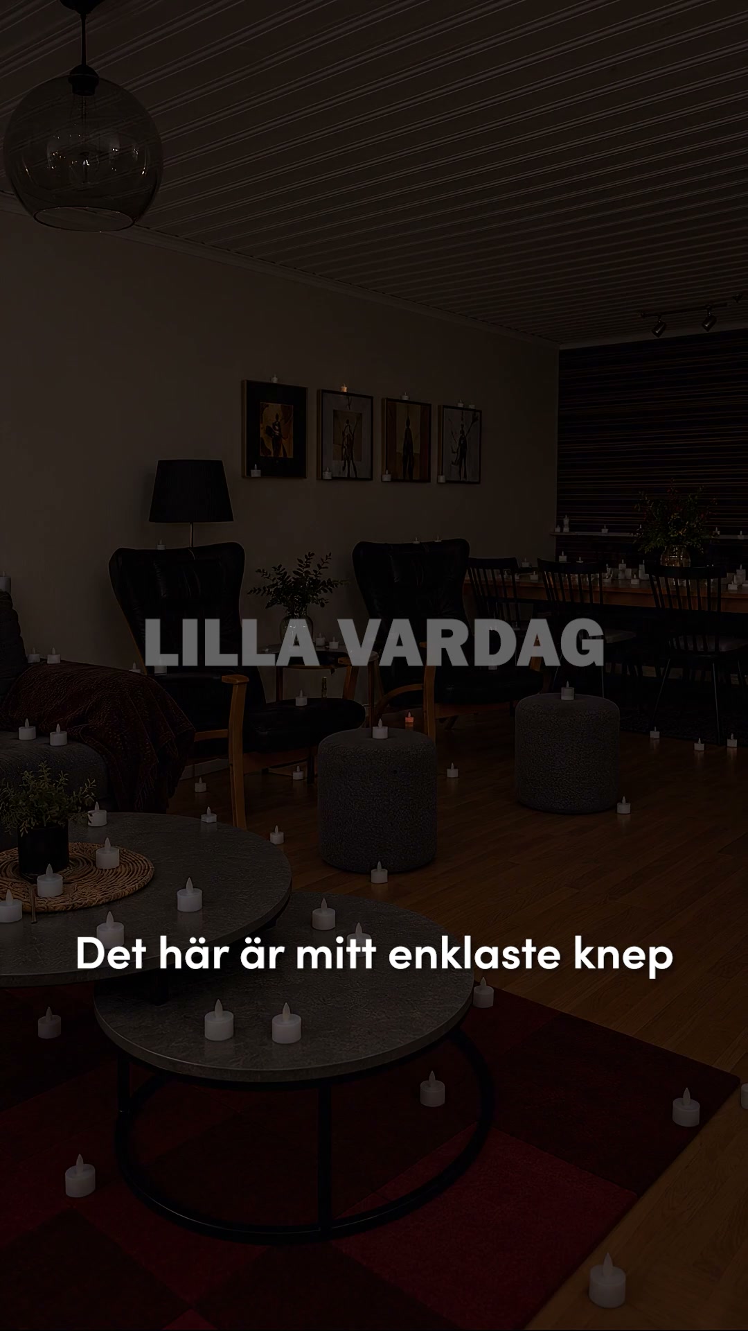 Levande ljus – utan brandrisk