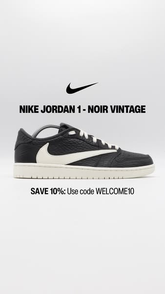 Nike Jordan 1 Noir Vintage