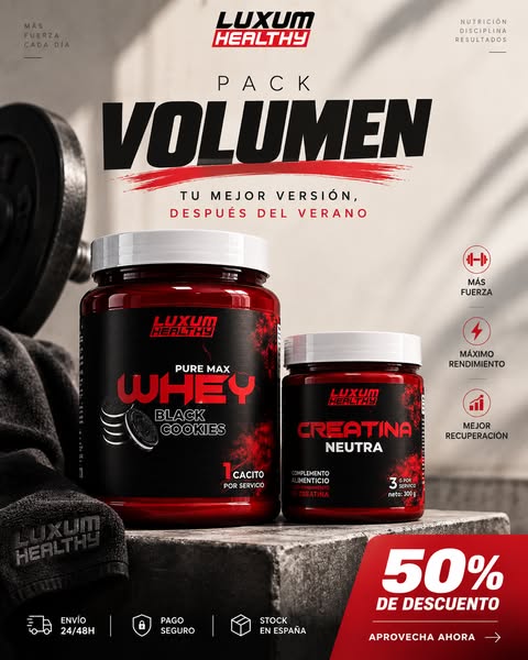 PACK VOLUMEN Vuelve más fuerte
