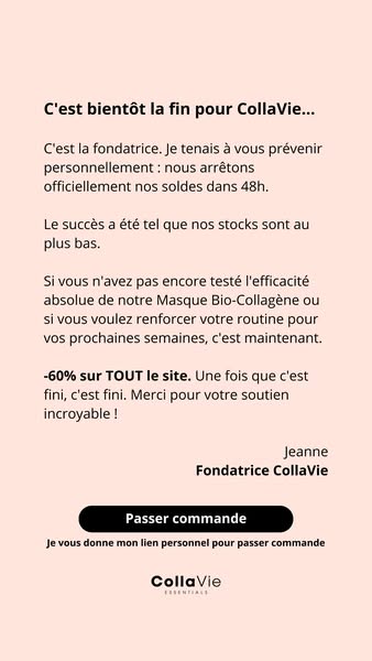 Noté 92/100 sur Yuka. Et vos rides ne l'ont pas vu venir.