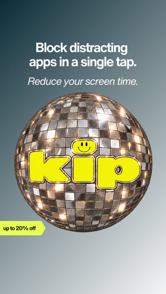 Reduce your screen time in one tap