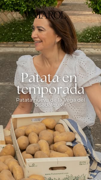 Patata nueva en temporada