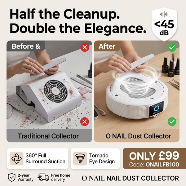 Say Goodbye to Dust | ONLY €99 with Code: ONAILFB100