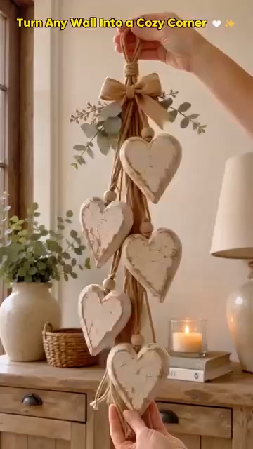 Hanging Heart Wall Decor - A Heartwarming Gift for Every Home