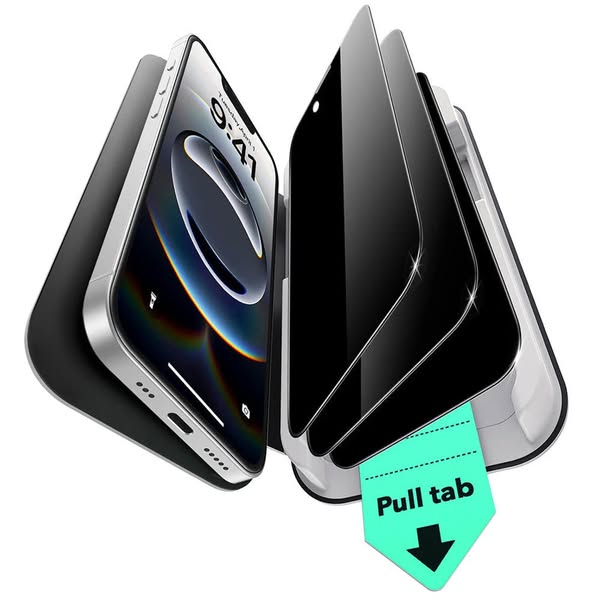 iPhone 14 Pro Classic Hybrid Case (HaloLock) - Clear Black