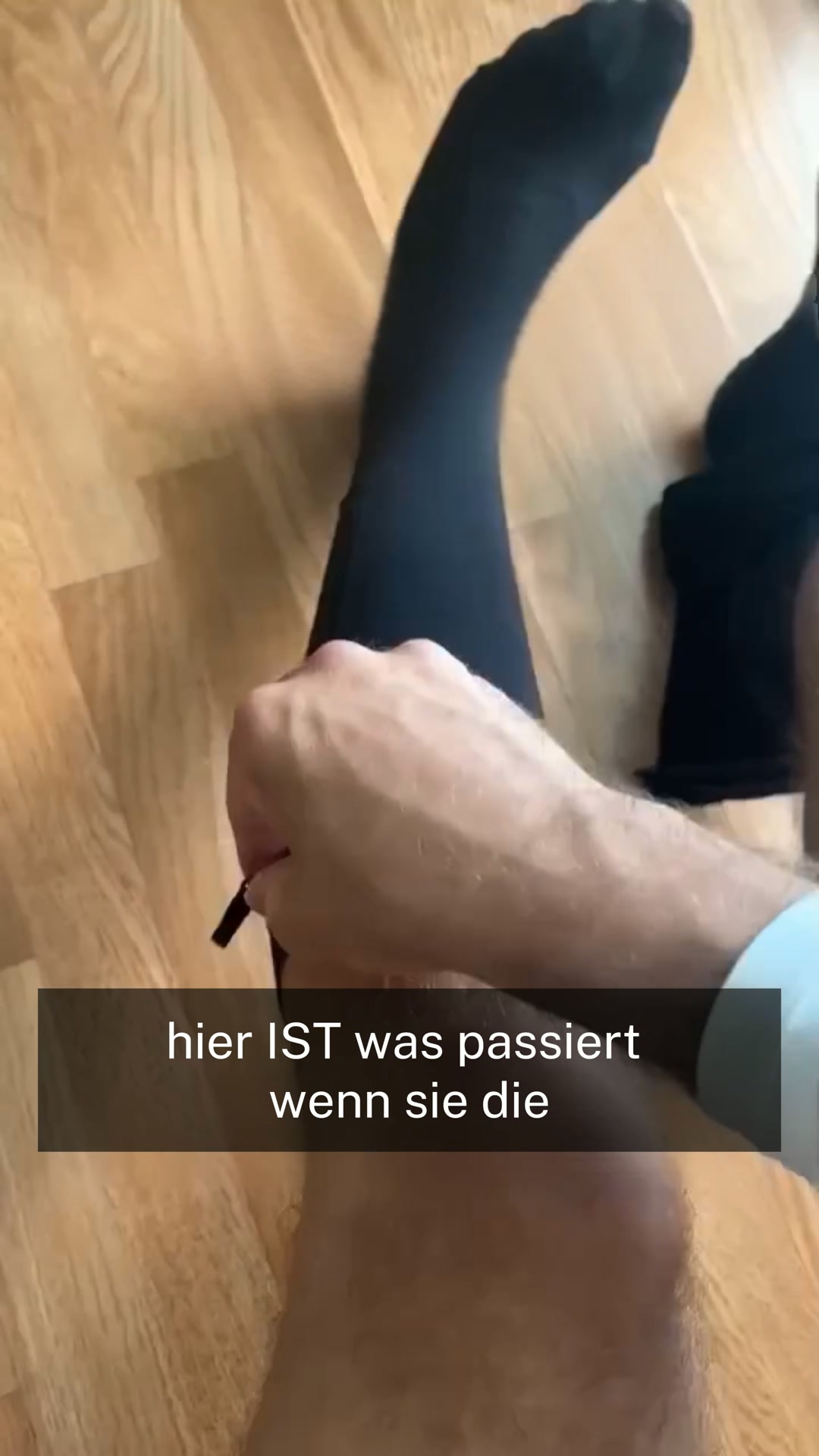 Kompressionsstrümpfe in Sekunden anziehen