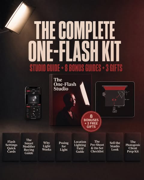 The One-Flash Studio™ — 60 One-Flash Portrait Setups
